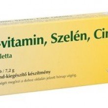E-Vitamin,Szelén,Cink-Tabletta 40db