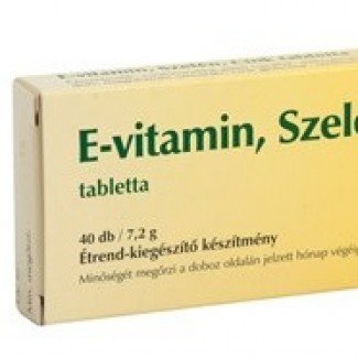 E-Vitamin,Szelén,Cink-Tabletta 40db