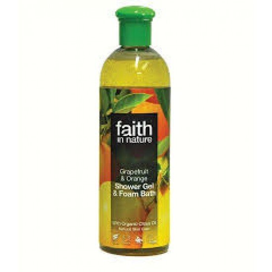 Faith in nature tus-Habfürdő grapefuit 400ml Faith in nature tus-Habfürdő grapefuit 400ml