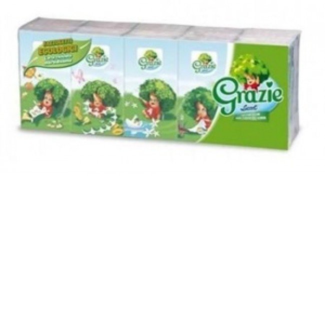 Grazie öko papírzsebkendő 10X9db