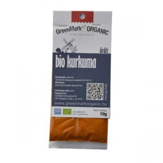 Greenmark bio fűszer kurkuma őrölt 10g 