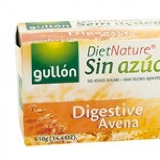 Gullon cukormentes digestiv zabpelyhes keksz 410g