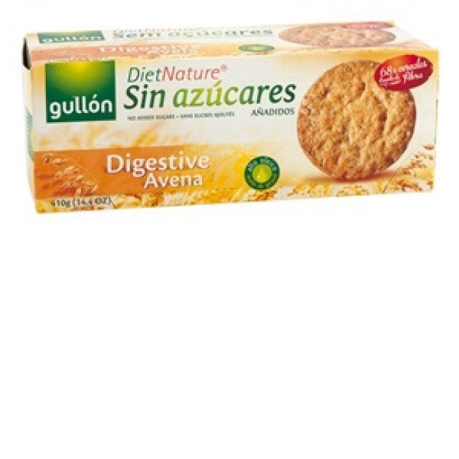 Gullon cukormentes digestiv zabpelyhes keksz 410g