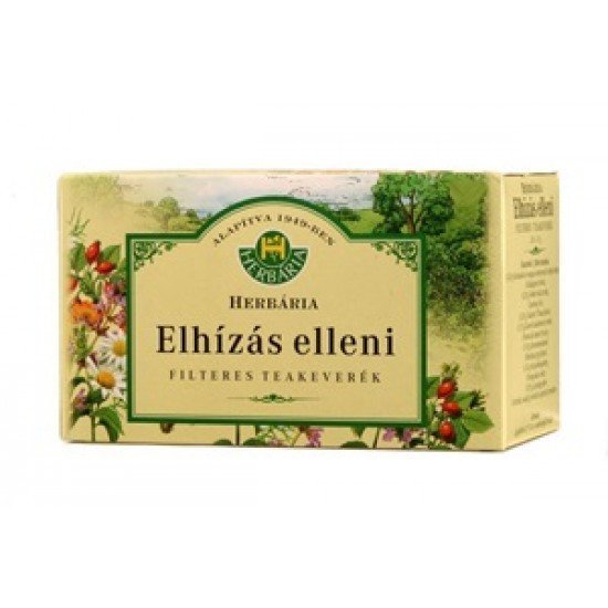 Herbária elhizás elleni tea filteres