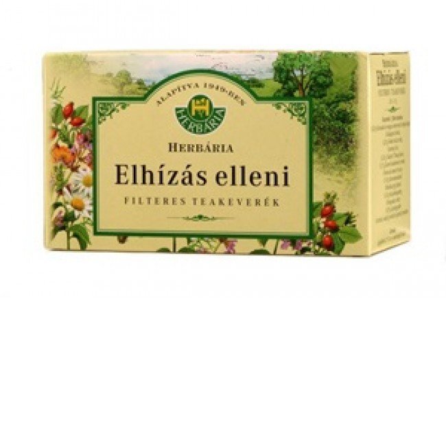 Herbária elhizás elleni tea filteres