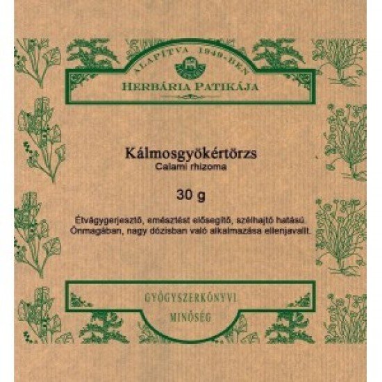 Herbária kálmosgyökértörzs tea 30g 