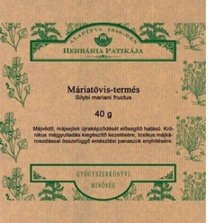 Herbária máriatövistermés tea 40g 
