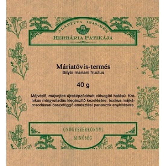 Herbária máriatövistermés tea 40g 