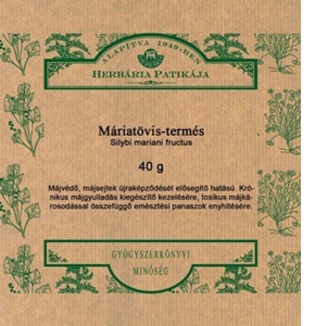 Herbária máriatövistermés tea 40g 