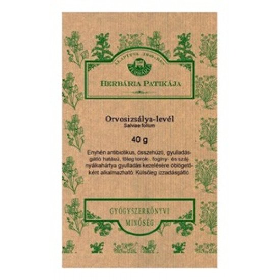 Herbária orvosizsálya levél tea 40g 