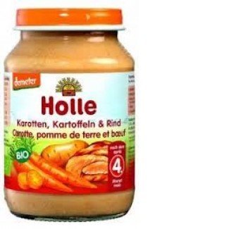 Holle bio bébiétel sárgarépa-Burgonya-Marhahús 190g 