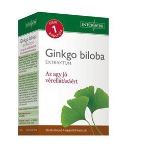 Interherb ginkgo biloba kapszula 30db