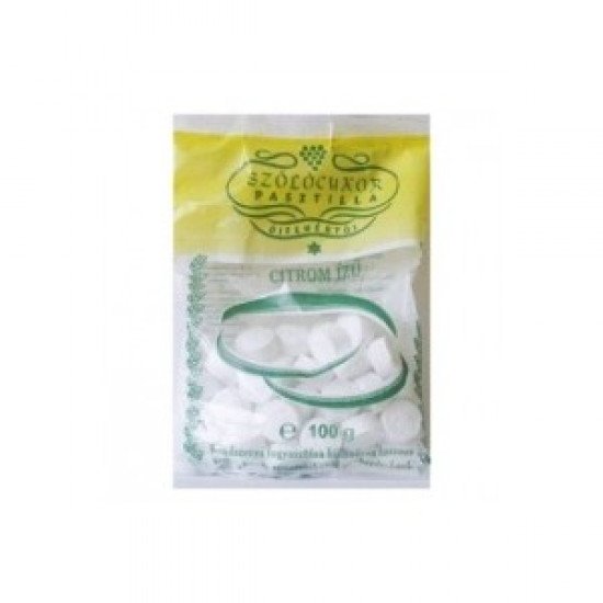 Szölöcukor pasztilla citrom zacskós 100g Szölöcukor pasztilla citrom zacskós 100g