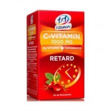 1x1 c-vitamin 1000 mg+d3-vitamin+csipke retard 50db