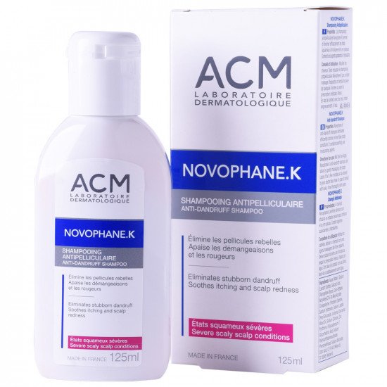 ACM Novophane K erős korpa elleni sampon 125ml ACM Novophane K erős korpa elleni sampon 125ml