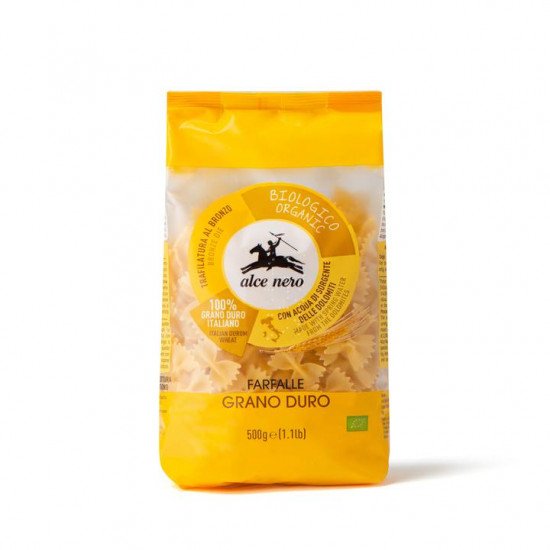 Alce nero bio durumtészta farfalle 500g 