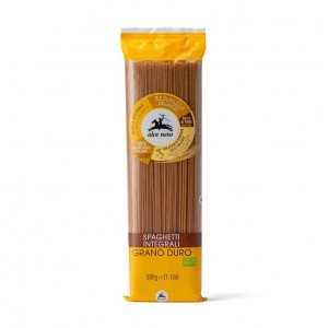 Alce nero bio durumtészta teljes kiörlésű spagetti 500g 