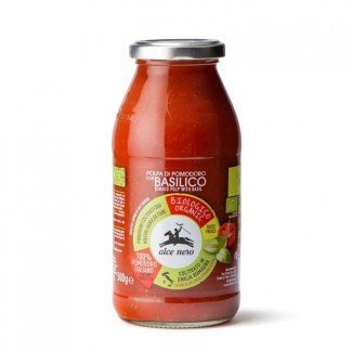 Alce nero bio paradicsompüré bazsalikom 500g 