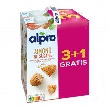 Alpro mandulaital cukormentes 4x1000ml