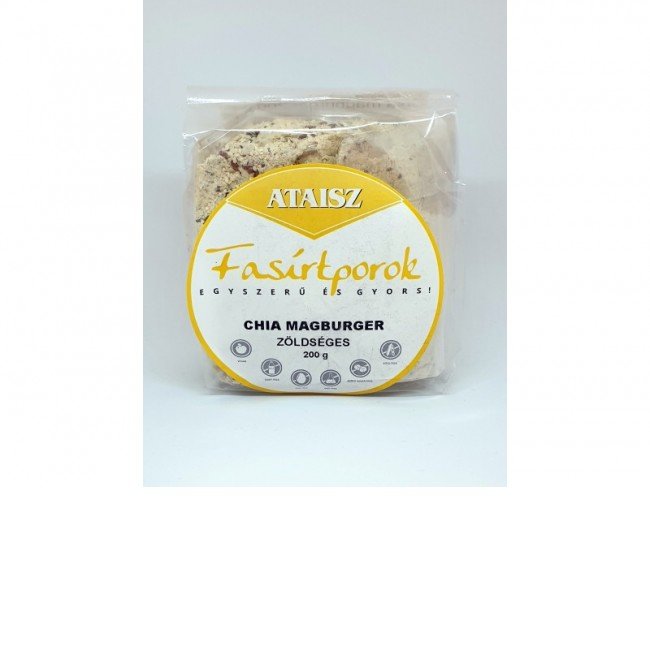 Ataisz chia magburger zöldségekkel 200g Ataisz chia magburger zöldségekkel 200g