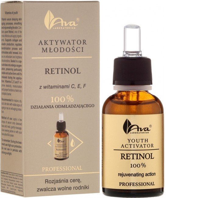 Ava tiszta retinol ránctalanító ampulla c+e+f vitaminnal 30ml