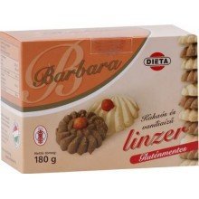 Barbara gluténmentes kakaós-Vaníliás linzer 150g 