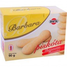 Barbara gluténmentes piskóta 90g 