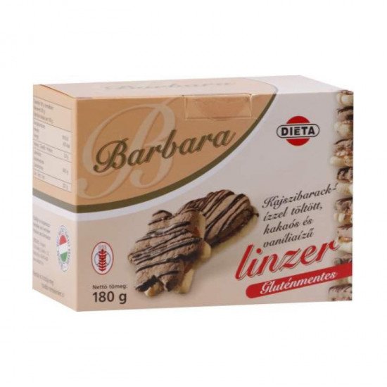 Barbara kajszival töltött linzer 150g