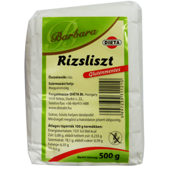 Barbara rizsliszt 500g