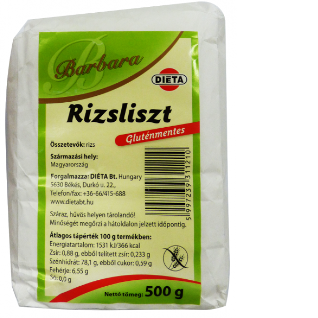 Barbara rizsliszt 500g