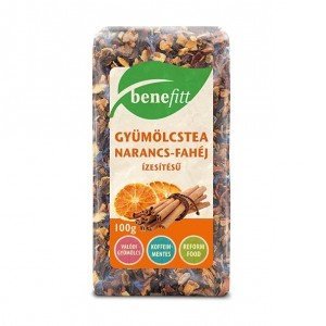 Benefitt gyümölcstea narancs-fahéj ízesítésű 100g