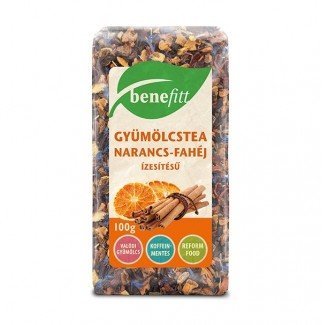 Benefitt gyümölcstea narancs-fahéj ízesítésű 100g