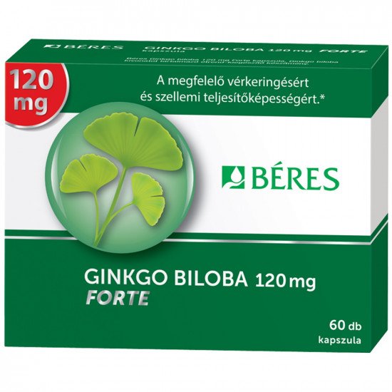 Béres ginkgo biloba 120 mg kapszula 60db