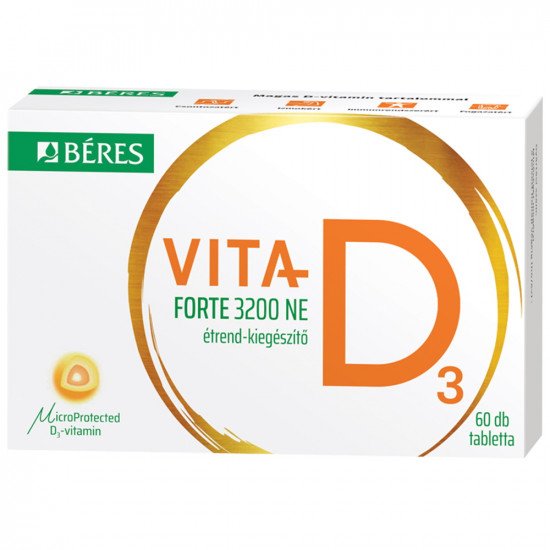 Béres vita-d3 forte tabletta 60db