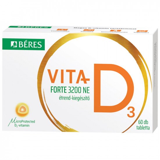 Béres vita-d3 forte tabletta 60db Béres vita-d3 forte tabletta 60db