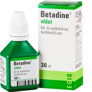 Betadine nyálkahártya fertőtlenitő 30ml