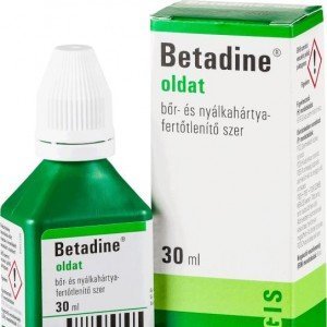 Betadine nyálkahártya fertőtlenitő 30ml
