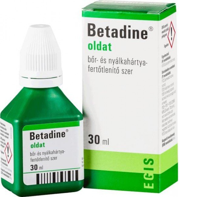Betadine nyálkahártya fertőtlenitő 30ml