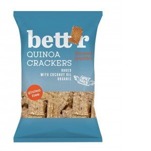 Bett'r bio quinoa kréker paprikás 100g Bett'r bio quinoa kréker paprikás 100g
