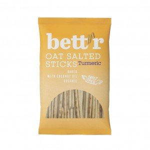 Bett'r bio zabpálcika kurkumás 50g Bett'r bio zabpálcika kurkumás 50g