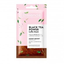 Bielenda Fekete tea hidratáló arcmaszk és luffa arcpeeling 2in1 8g
