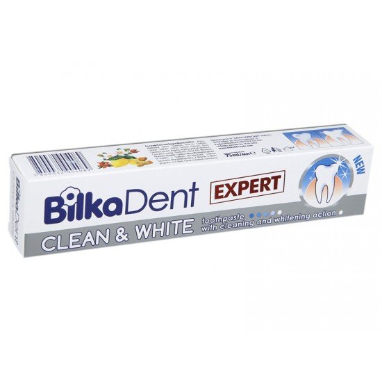 Bilka fogkrém expert clean & white 75ml