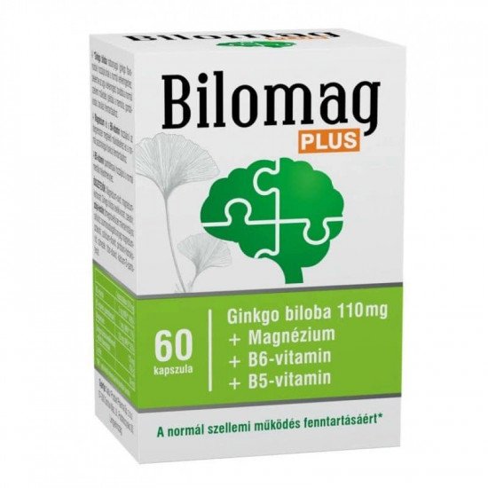 Bilomag ginkgo biloba magnézium és vitamin 60db