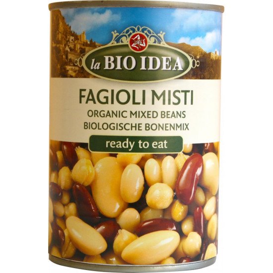 Bio Idea Bio Vegyes Bab konzerv 400 g Bio Idea Bio Vegyes Bab konzerv 400 g