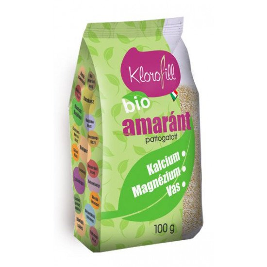 Klorofill Bio pattogatott amaránt mag 100g 