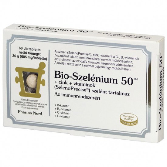 Bio-Szelénium 50+Cink+Vitaminok 60db