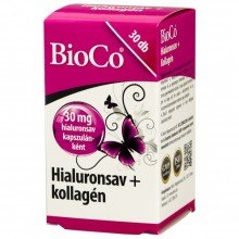 Bioco hialuronsav+Kollagén kapszula 30db