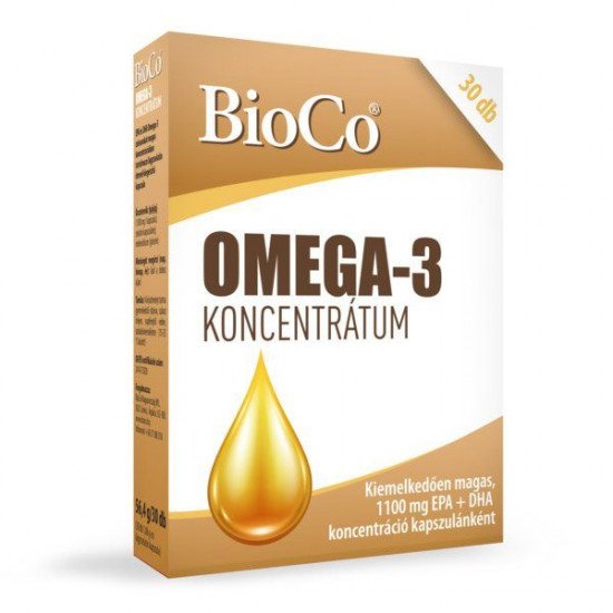 Bioco omega-3 koncentrátum kapszula 30db