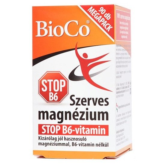 Bioco szerves magnézium stop b6-vitatmin 90db