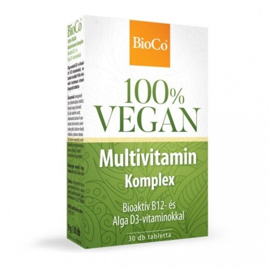 Bioco vegán multivitamin komplex tabletta 30db